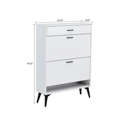 Minimalist Design Wooden Shoe Storage Cabinet, For Entrance Hallway Use