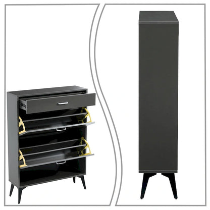 Minimalist Design Wooden Shoe Storage Cabinet, For Entrance Hallway Use