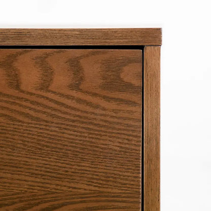 Furniture of America Beau Midcentury Walnut 6-Drawer Dresser with Interlocking Drawers
