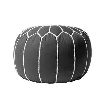 Nuloom Classic Moroccan Cotton Ottoman Pouf