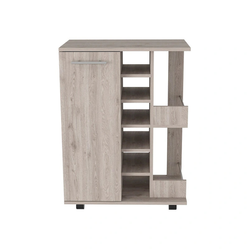 Bar Cart Wells, Four Casters for Kitchen, Party and Living Room