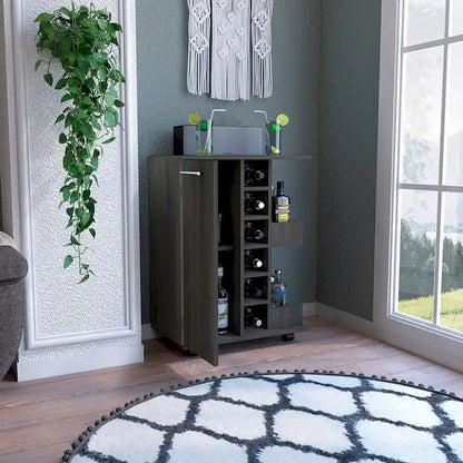 Bar Cart Wells, Four Casters for Kitchen, Party and Living Room