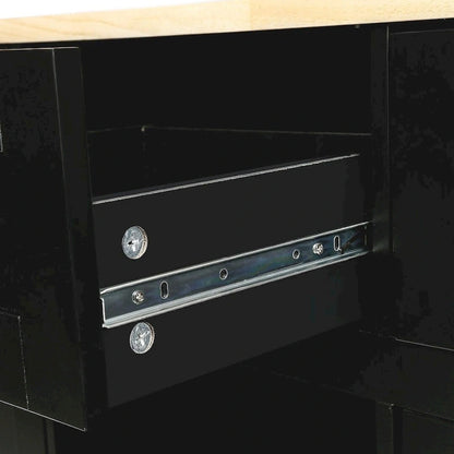 Kitchen Island Cart with Wheels Drop-Leaf, Storage Racks