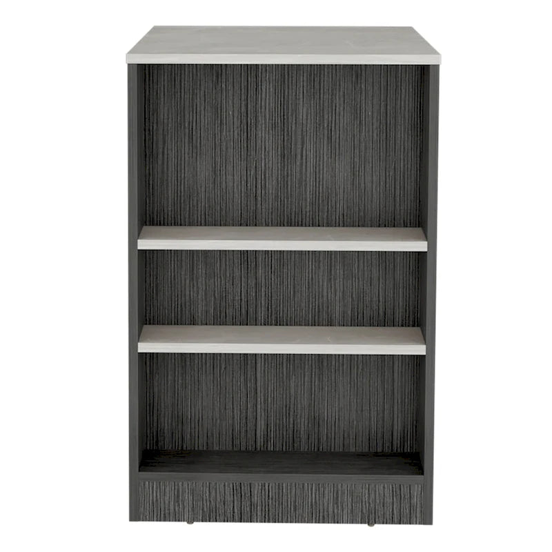 Kitchen Island with 3-Side Shelves for Dining Room.
