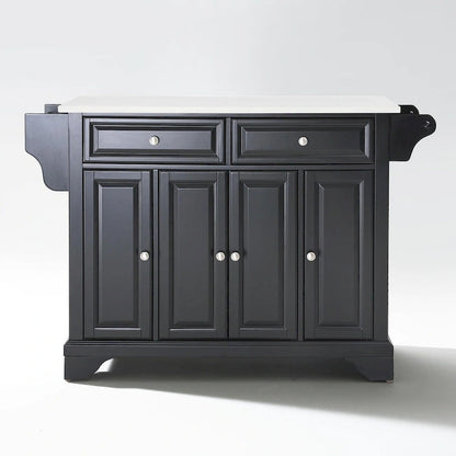 Crosley Lafayette Granite Top Full Size Kitchen Island/Cart - 51.5 W x 18 D x 36 H