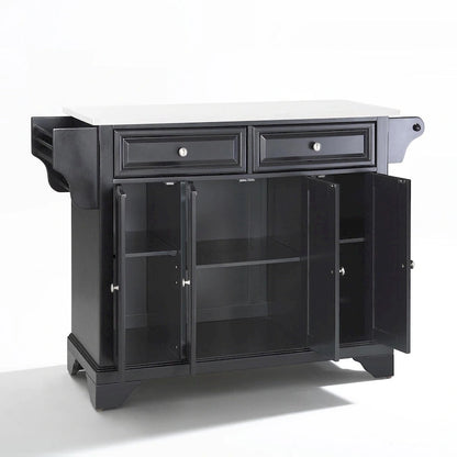 Crosley Lafayette Granite Top Full Size Kitchen Island/Cart - 51.5 W x 18 D x 36 H