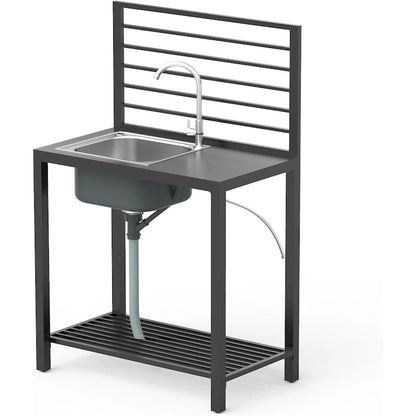 Outdoor Kitchen Island with Storage