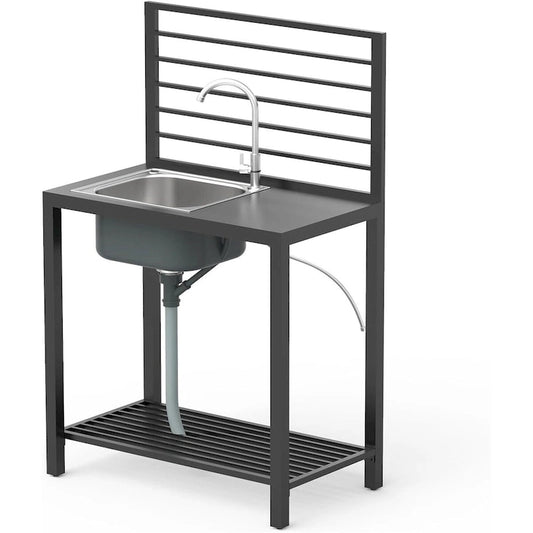 Outdoor Kitchen Island with Storage