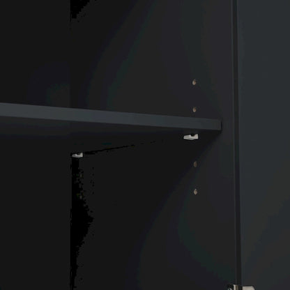 Multifunctional Kitchen Cart with Power Outlet, Open Storage and Wine Rack - 40 x 34 in.