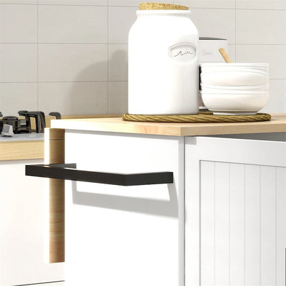 Kitchen Island with Drop Leaf,Rolling Kitchen Cart on Wheels w/Drawers