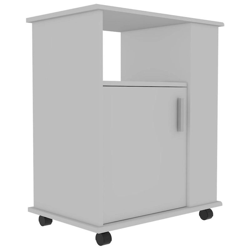 Kit Lower Microwave Cabinet, Single Door, Three Side Shelves - N/A