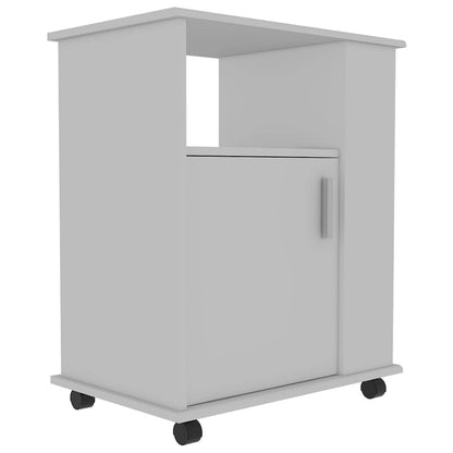 Kit Lower Microwave Cabinet, Single Door, Three Side Shelves - N/A