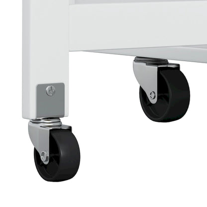 Multi-Functional Kitchen Island Cart with 2 Door Cabinet and Two Drawers