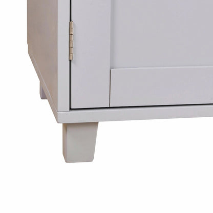 Kitchen Island with Rubber Wood Top, Spacious Drawer, Internal Storage Rack, Wheels