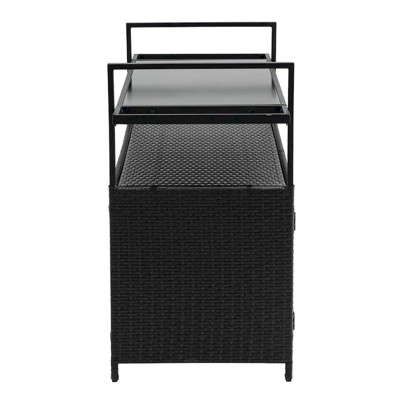 Patio Wine Serving Cart