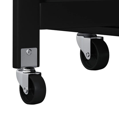 Grondin Multi-Functional Kitchen Island Cart with Solid Wood Drop Leaf, 2 Doors, 2 Drawers,Wine Rack and Spice Rack