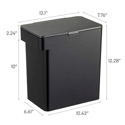 Yamazaki Home Airtight Pet Food Container - Three Sizes, Polypropylene, Large, 15 lbs., 3.2 gallons, 12 quarts