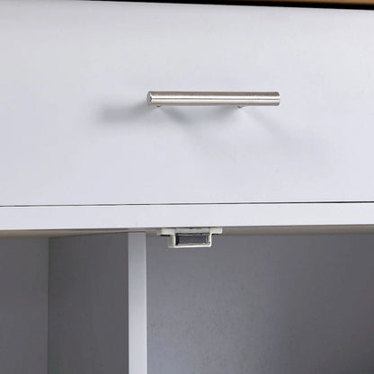 Rolling Kitchen Island Cart with Wheels , Drawer, Storage Racks