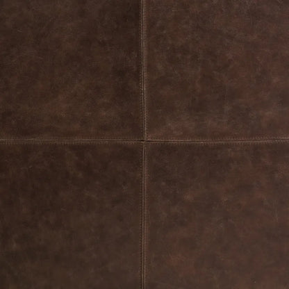 Poly & Bark Sequoia Ottoman - Full Grain Genuine Italian Leather
