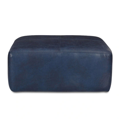 Poly & Bark Sequoia Ottoman - Full Grain Genuine Italian Leather