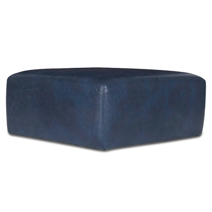Poly & Bark Sequoia Ottoman - Full Grain Genuine Italian Leather