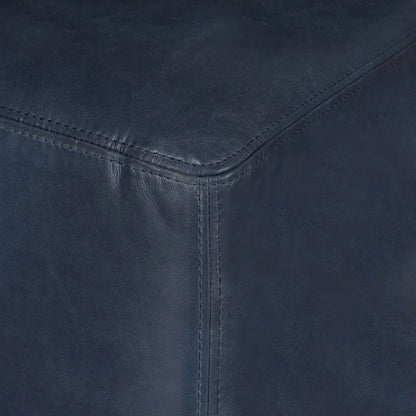 Poly & Bark Sequoia Ottoman - Full Grain Genuine Italian Leather