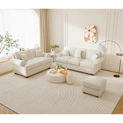 66  Fabric Sofa Sets Modern Loveseat Sofas for Living Room