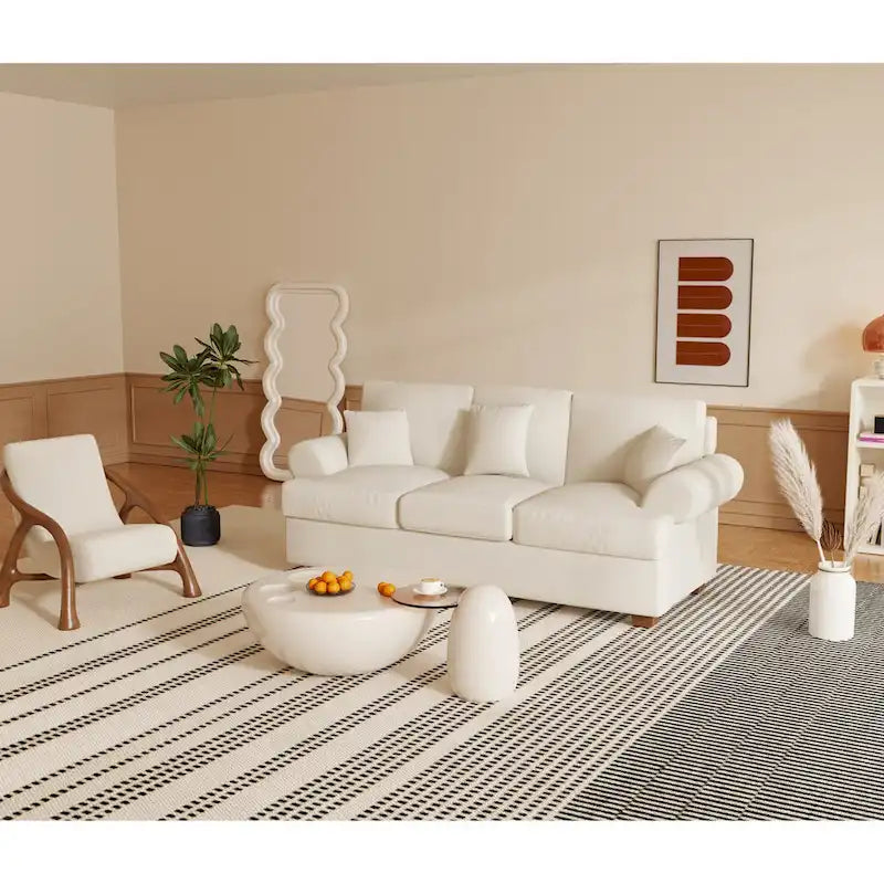 66  Fabric Sofa Sets Modern Loveseat Sofas for Living Room