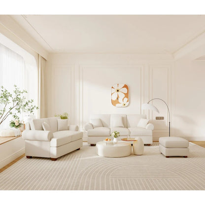 66  Fabric Sofa Sets Modern Loveseat Sofas for Living Room