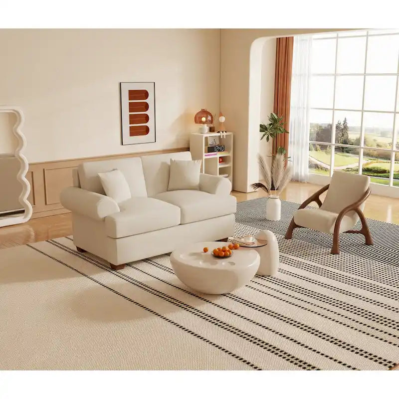 66  Fabric Sofa Sets Modern Loveseat Sofas for Living Room