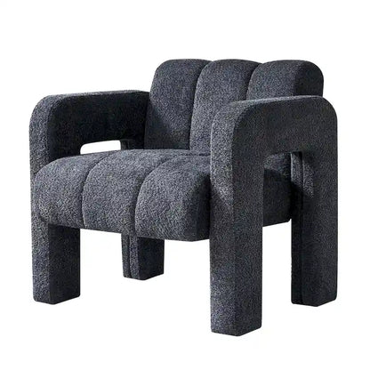 31.10  Wide Boucle Upholstered Accent Chair