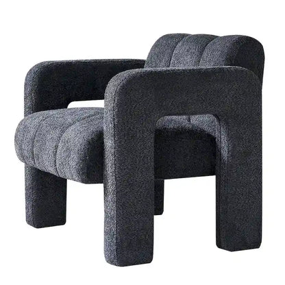 31.10  Wide Boucle Upholstered Accent Chair