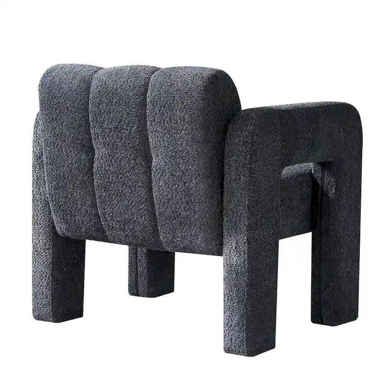 31.10  Wide Boucle Upholstered Accent Chair