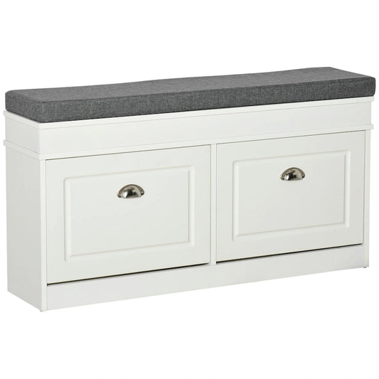 Modern Shoe Rack Bench for Entryway