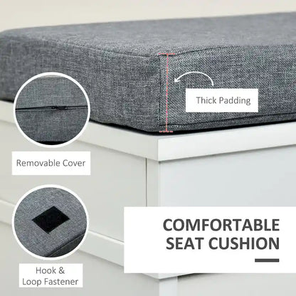 Modern Shoe Rack Bench for Entryway
