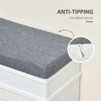 Modern Shoe Rack Bench for Entryway