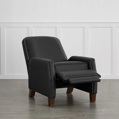 Elias Push Back Recliner for Adults Faux Leather Chair for Living Room