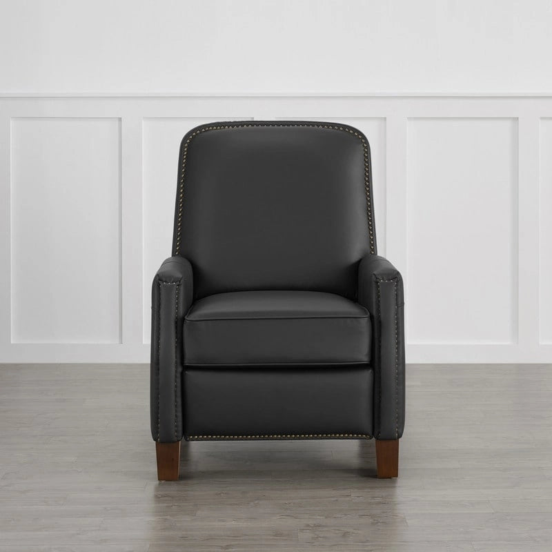 Elias Push Back Recliner for Adults Faux Leather Chair for Living Room