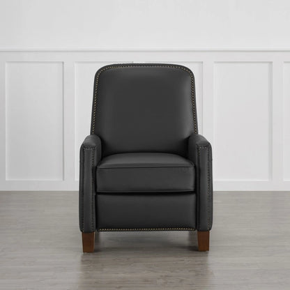 Elias Push Back Recliner for Adults Faux Leather Chair for Living Room