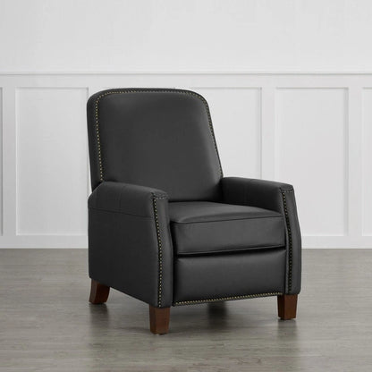 Elias Push Back Recliner for Adults Faux Leather Chair for Living Room
