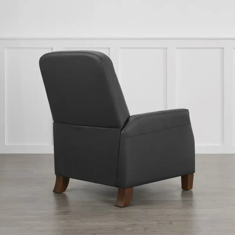Elias Push Back Recliner for Adults Faux Leather Chair for Living Room