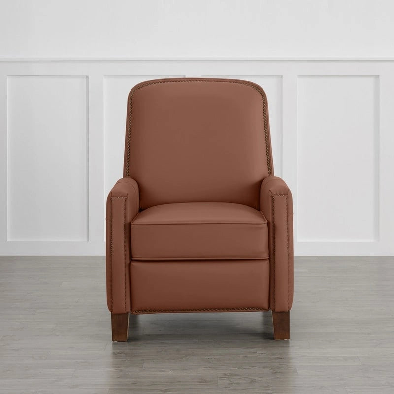 Elias Push Back Recliner for Adults Faux Leather Chair for Living Room
