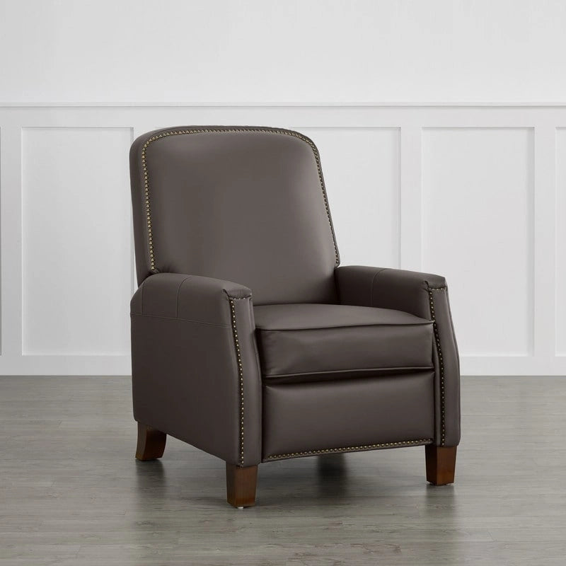Elias Push Back Recliner for Adults Faux Leather Chair for Living Room