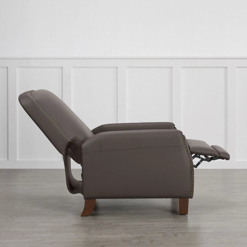 Elias Push Back Recliner for Adults Faux Leather Chair for Living Room