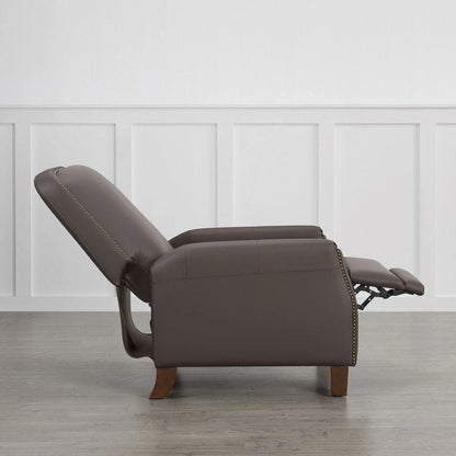 Elias Push Back Recliner for Adults Faux Leather Chair for Living Room
