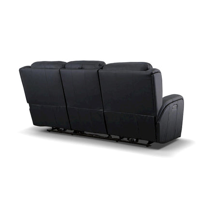 Grant 87  Leather Power Reclining Sofa with Power Headrests by Flexsteel