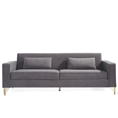 Modern Velvet Upholstered Living Room Sofa