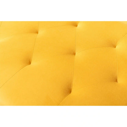 Chaise lounge chair/accent chair,Curved edges, padded with thick foam and upholstered with high-quality fabric