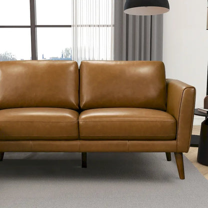 Bloom Living Room Corner Genuine Leather Sectional Sofa