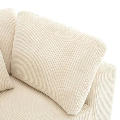 3 Seater Sofa with Removable Back Cushions and 5 Pillows